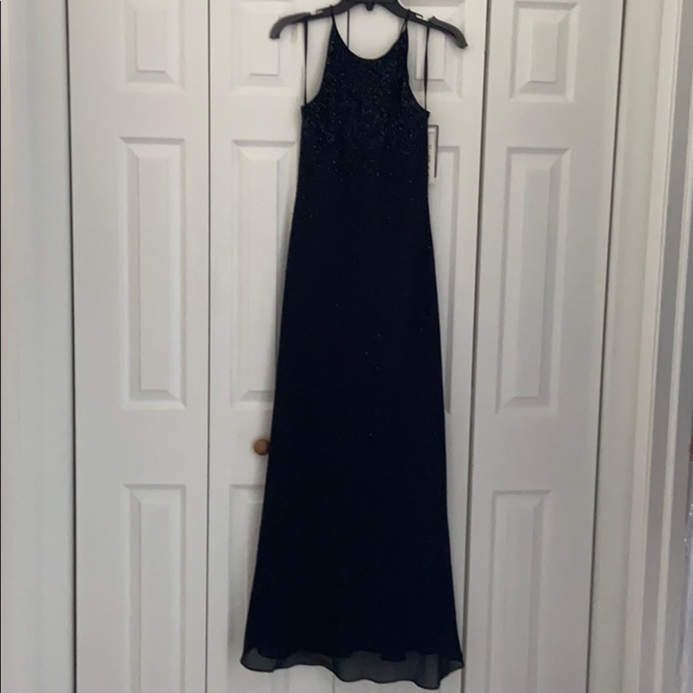 Dressy black dress with embellishments